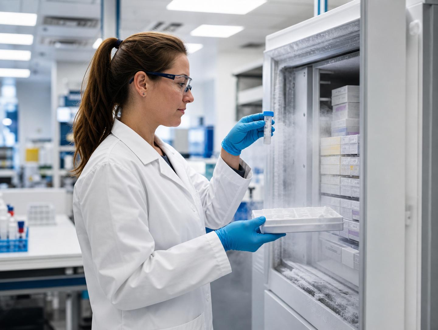 Biopharma lab bench / cleanroom